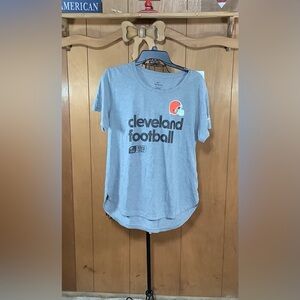 Nike Gray Cleveland Football Women's Tee